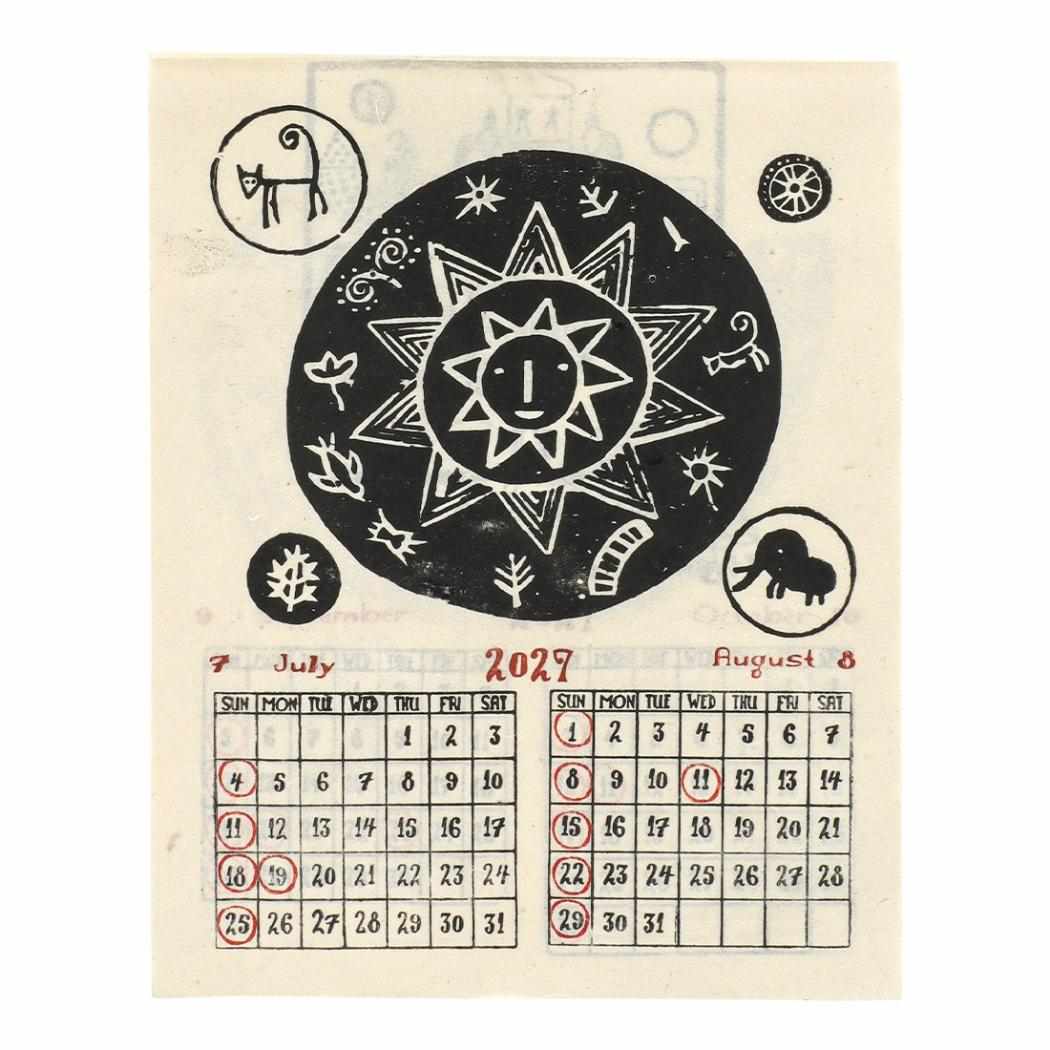 2027Calendar カレンダーS アルボナ 壁掛けカレンダー2027年 令和9年暦 トモコーポレーション