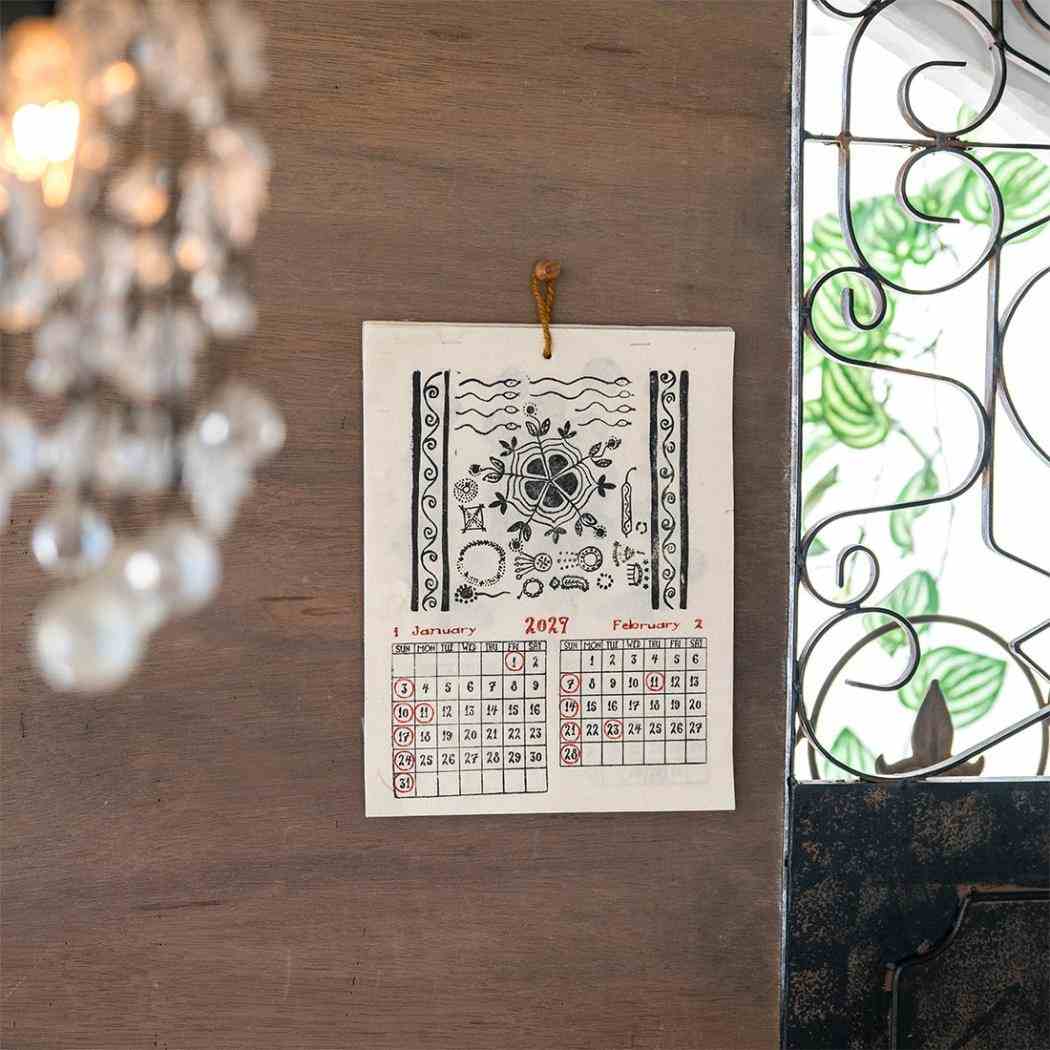 2027Calendar カレンダーS アルボナ 壁掛けカレンダー2027年 令和9年暦 トモコーポレーション