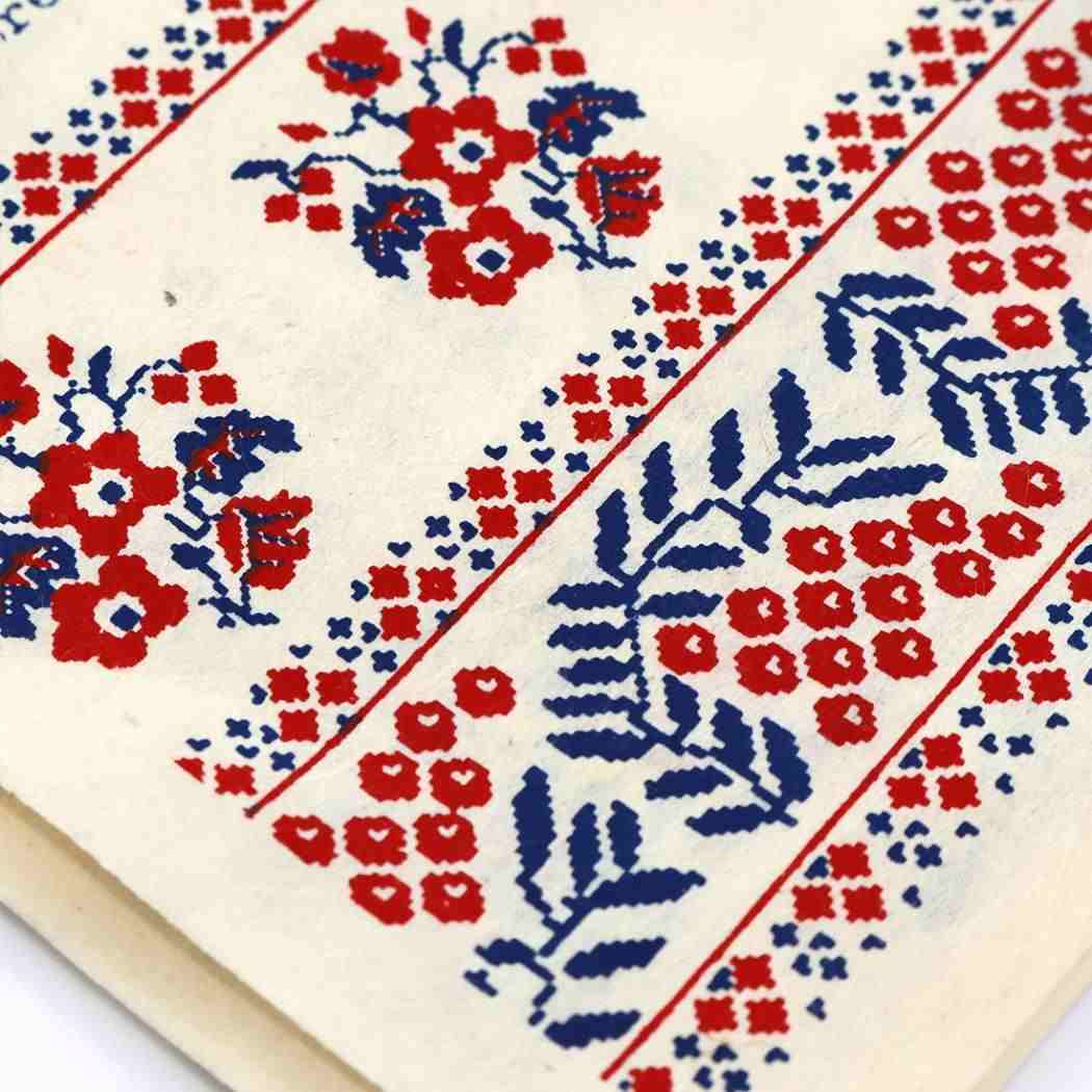 2027Calendar カレンダーS 東欧刺繍 壁掛けカレンダー2027年 令和9年暦 トモコーポレーション