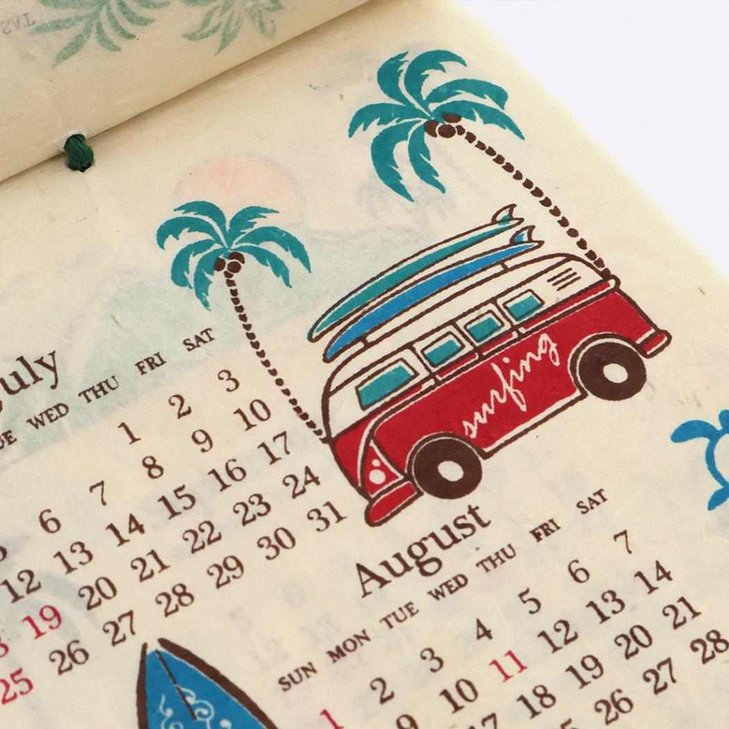 2027Calendar カレンダーS アロハハワイ 壁掛けカレンダー2027年 令和9年暦 トモコーポレーション