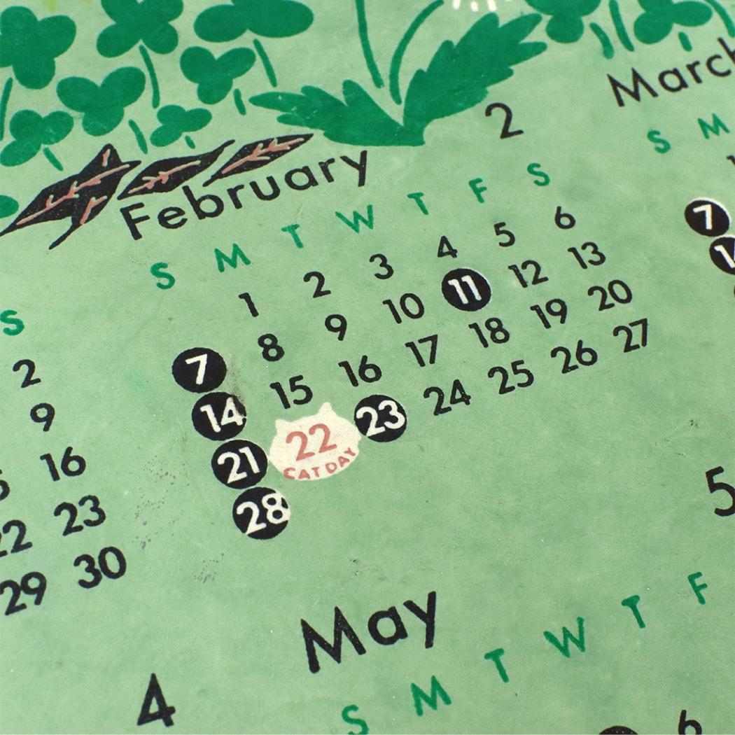 2027Calendar カレンダーワンページ にゃんこ 壁掛けカレンダー2027年 令和9年暦 トモコーポレーション