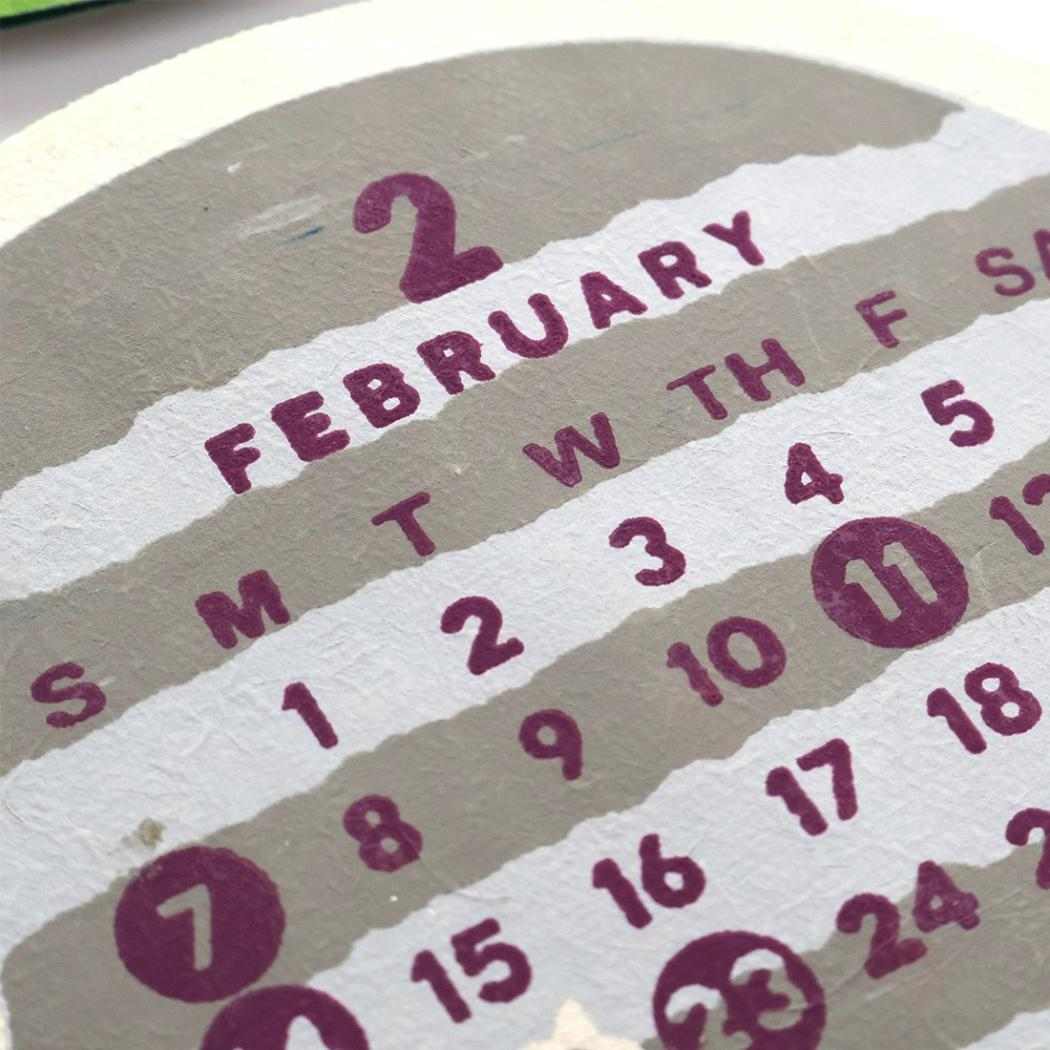2027Calendar シェイプカレンダー にゃんこ 壁掛けカレンダー2027年 令和9年暦 トモコーポレーション