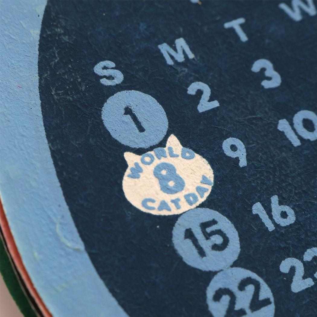 2027Calendar シェイプカレンダー にゃんこ 壁掛けカレンダー2027年 令和9年暦 トモコーポレーション