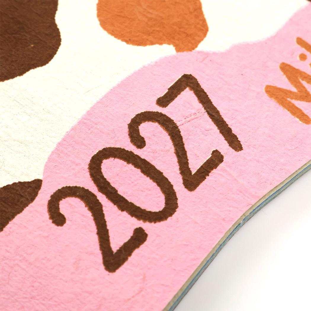 2027Calendar シェイプカレンダー フライングキャット 壁掛けカレンダー2027年 令和9年暦 トモコーポレーション