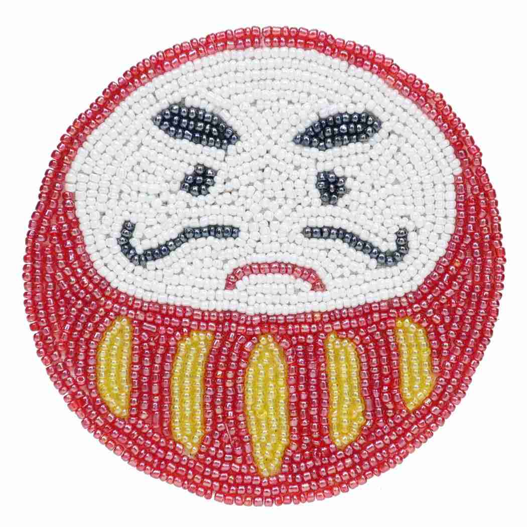 テーブルウェア ビーズコースター なごみ ダルマ トモコーポレーション コップ敷き コップ置き プレゼント グッズ メール便可 シネマコレクション
