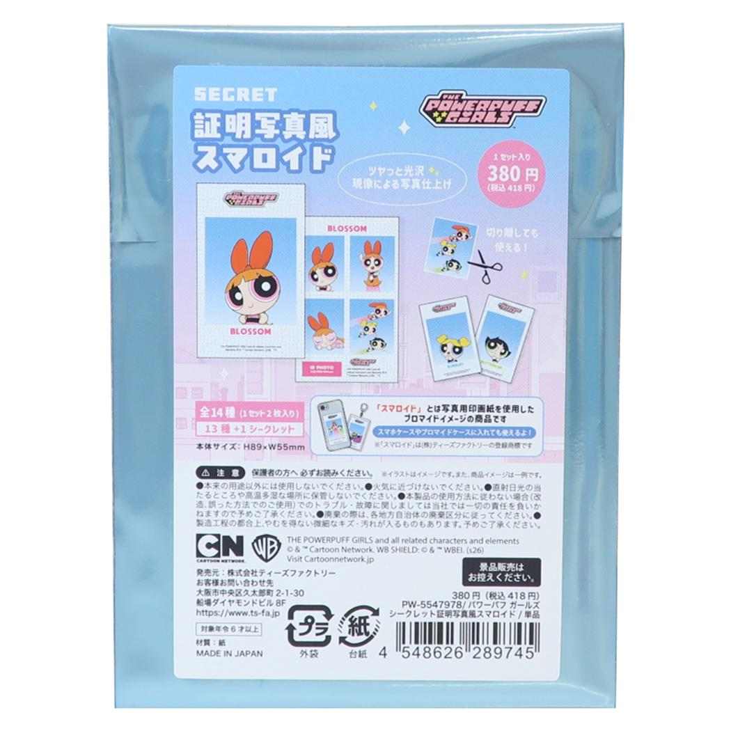 パワーパフガールズ ブロマイド シークレット証明写真風スマロイド 全14種類 ランダム販売 単品
