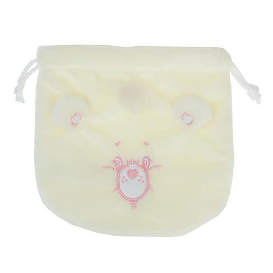ケアベア 巾着袋 ぬいぐるみ巾着 スパークルハートベア CareBears ティーズファクトリー きんちゃくポーチ 小物入れ キャラクター グッズ メール便可 シネマコレクション