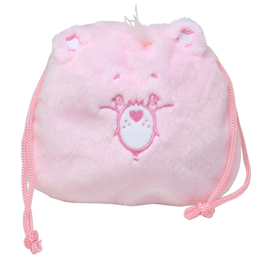 ケアベア 巾着袋 ぬいぐるみ巾着 チアベア CareBears ティーズファクトリー 小物入れ キャラクター グッズ メール便可 シネマコレクション