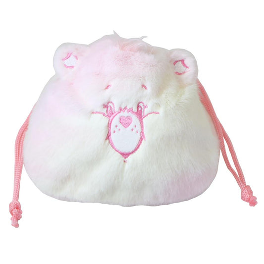 ケアベア 巾着袋 ぬいぐるみ巾着 トゥルーハートベア CareBears ティーズファクトリー 小物入れ キャラクター グッズ メール便可 シネマコレクション