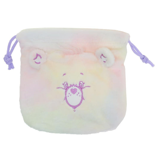 ケアベア 巾着袋 ぬいぐるみ巾着 スウィートメッセージベア CareBears きんちゃくポーチ 小物入れ キャラクター グッズ メール便可 シネマコレクション