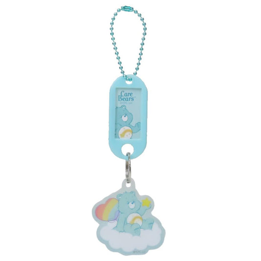 ケアベア キーチェーン ネームタグキーホルダー ウィッシュベア CareBears ティーズファクトリー かわいい キャラクター グッズ メール便可 シネマコレクション
