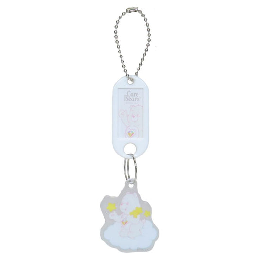 ケアベア キーチェーン ネームタグキーホルダー スパークルハートベア CareBears ティーズファクトリー かわいい キャラクター グッズ メール便可 シネマコレクション