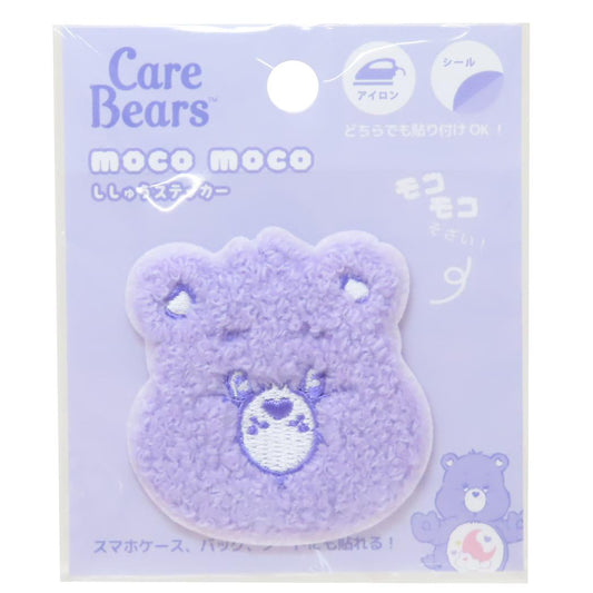 ケアベア ワッペン モコモコ刺繍ステッカー スウィートドリームベア CareBears ティーズファクトリー 手芸用品 キャラクター グッズ メール便可 シネマコレクション