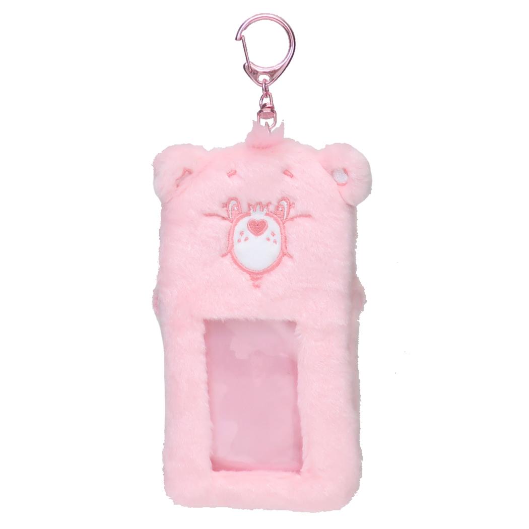 ケアベア キーリング ぬいぐるみフォトキーホルダー ラブアロットベア CareBears ティーズファクトリー 推し活 キャラクター グッズ メール便可 シネマコレクション
