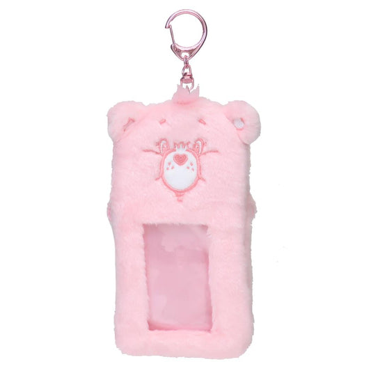 ケアベア キーリング ぬいぐるみフォトキーホルダー ラブアロットベア CareBears ティーズファクトリー 推し活 キャラクター グッズ メール便可 シネマコレクション