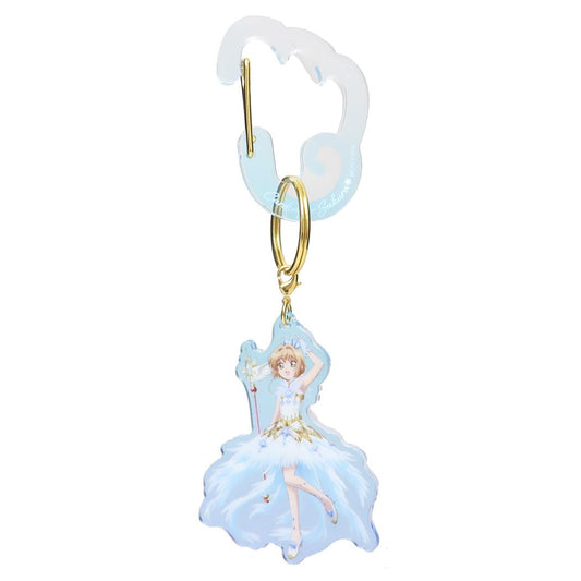 カードキャプターさくら キーリング アクリルカラビナキーホルダー 羽 ティーズファクトリー プレゼント かわいい アニメキャラクター グッズ メール便可 シネマコレクション