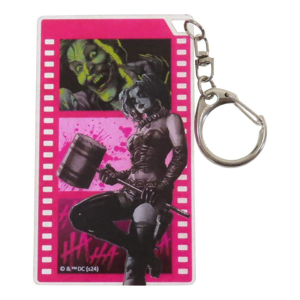ジョーカー キーリング フィルムキーホルダー ジョーカー＆ハーレイ クイン THE JOKER DCコミック ティーズファクトリー アクキー キャラクター グッズ メール便可 シネマコレクション
