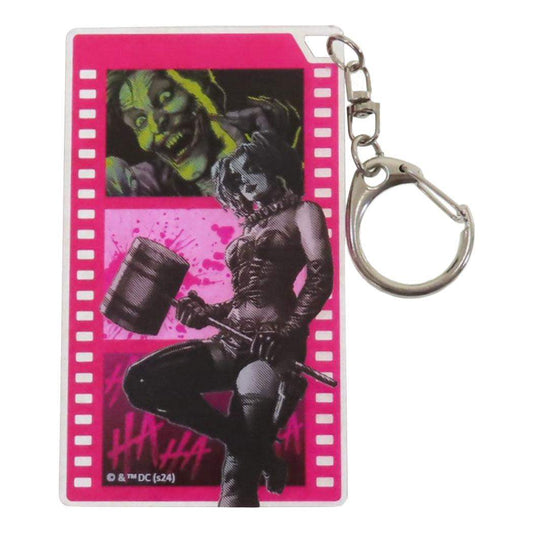 ジョーカー キーリング フィルムキーホルダー ジョーカー＆ハーレイ クイン THE JOKER DCコミック ティーズファクトリー アクキー キャラクター グッズ メール便可 シネマコレクション