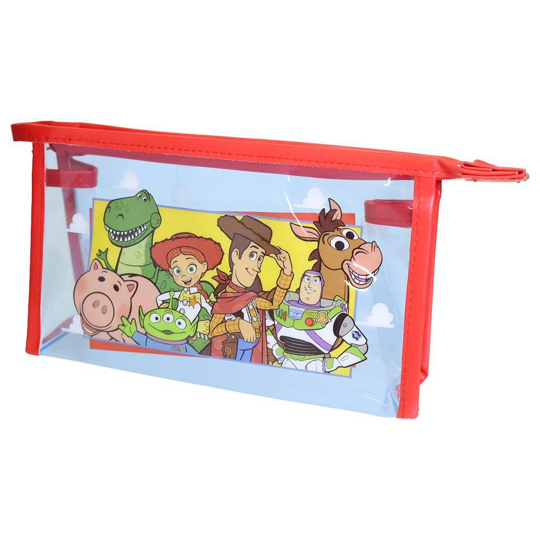 トイストーリー5 コスメポーチ フチイロボリュームポーチ 集合 ディズニー