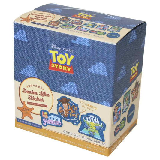 トイストーリー5 ダイカットシール シークレットデニムライクステッカー 全10種 Good old denim series 10個入セット BOX ディズニー