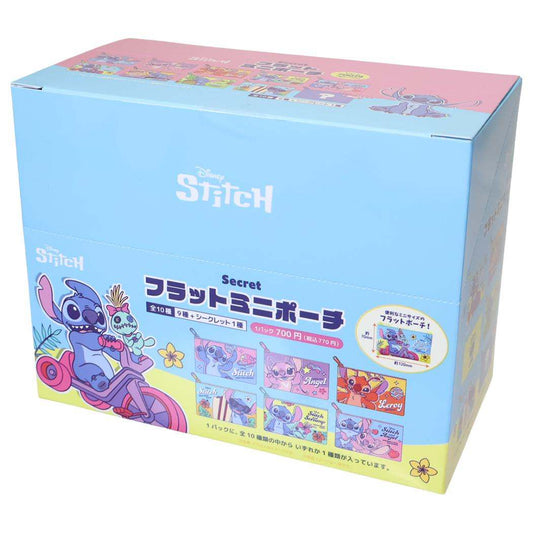 リロ＆スティッチ ミニポーチ シークレットフラットミニポーチ 全10種 10個セット BOX ディズニー