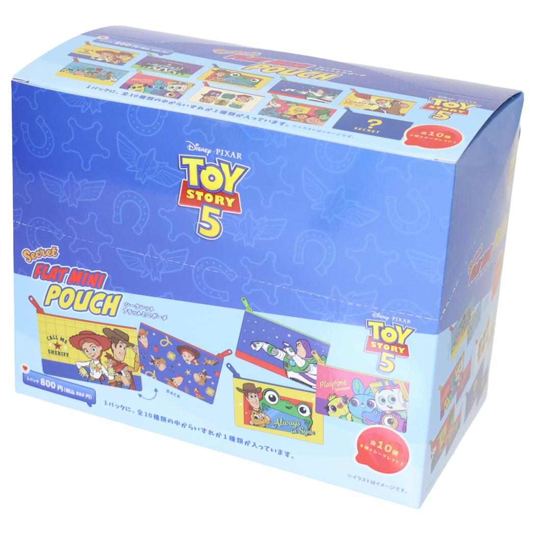 トイストーリー5 ミニポーチ シークレットフラットミニポーチ 全10種 10個入セット BOX ディズニー