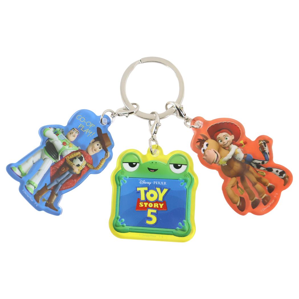 トイストーリー5 キーリング 3チャームキーホルダー リリーパッド ディズニー