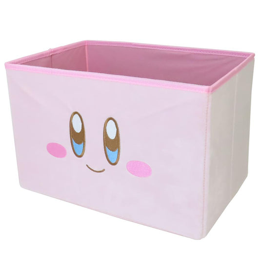 星のカービィ 収納ボックス ぬいぐるみストレージBOX Lサイズ カービィ フェイス ティーズファクトリー おもちゃ箱 収納ケース キャラクター グッズ シネマコレクション