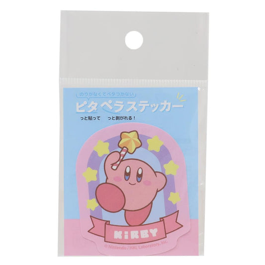 星のカービィ ダイカットシール ピタペラステッカー スターロッド ティーズファクトリー デコシール キャラクター グッズ メール便可 シネマコレクション