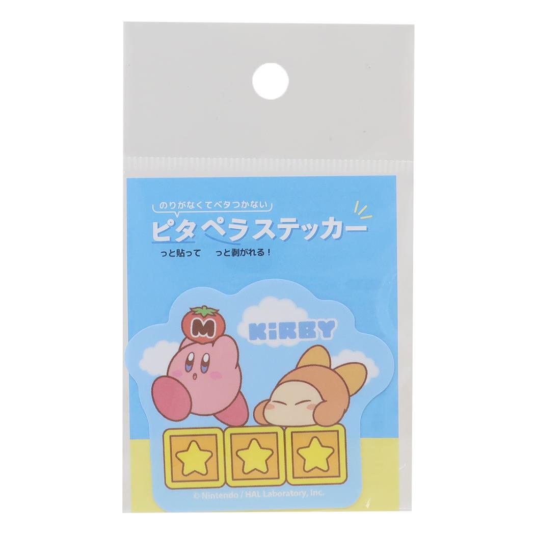 星のカービィ ダイカットシール ピタペラステッカー ぼうけん ティーズファクトリー デコシール キャラクター グッズ メール便可 シネマコレクション