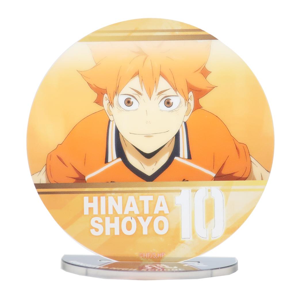 ハイキュー！！ グッズ アクリルスタンド アートアクリルコースター 日向翔陽 少年ジャンプ タカラトミーアーツ コップ敷き アクスタ アニメキャラクター メール便可 シネマコレクション