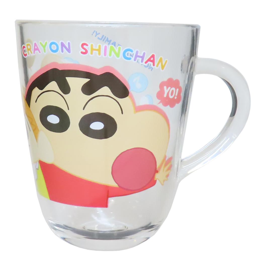 クレヨンしんちゃん プラコップ 取手付きアクリルカップ 野原ファミリー ティーズファクトリー 割れにくいコップ 食器 アニメキャラクター グッズ シネマコレクション
