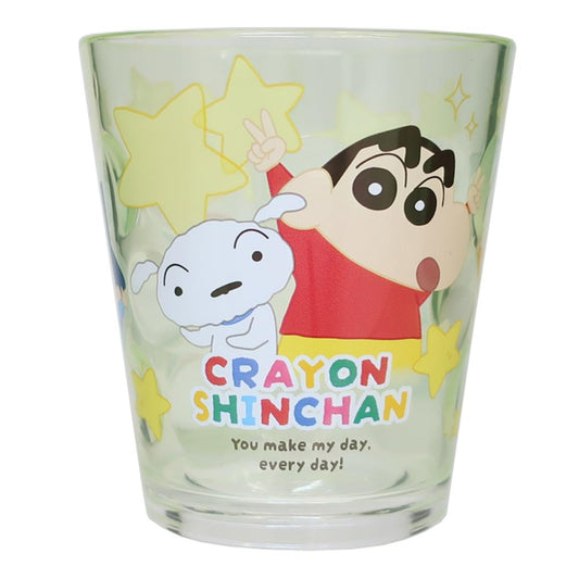 クレヨンしんちゃん プラカップ ドットタンブラー カラフルロゴ チョコビ 割れにくいコップ アニメキャラクター グッズ シネマコレクション