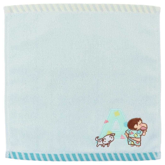 クレヨンしんちゃん ハンドタオル イニシャルタオル パジャマ A ティーズファクトリー プレゼント アニメキャラクター グッズ メール便可 シネマコレクション