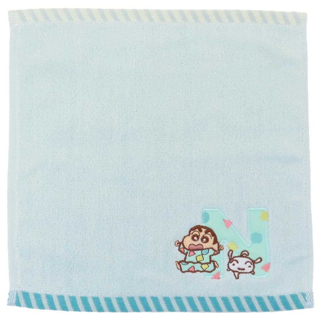 クレヨンしんちゃん ハンドタオル イニシャルタオル パジャマ N ティーズファクトリー プレゼント アニメキャラクター グッズ メール便可 シネマコレクション