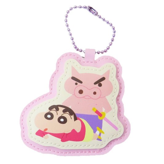 クレヨンしんちゃん ネームタグ ネームホルダーマスコット ぶりぶりざえもんとしんちゃん ティーズファクトリー 名前 名札 キーホルダー アニメキャラクター グッズ メール便可 シネマコレクション