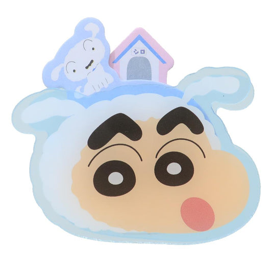 クレヨンしんちゃん クリップ ひょっこりメモクリップ シロしんちゃん ティーズファクトリー スタンドクリップ 事務用品 書類整理 アニメキャラクター グッズ メール便可 シネマコレクション