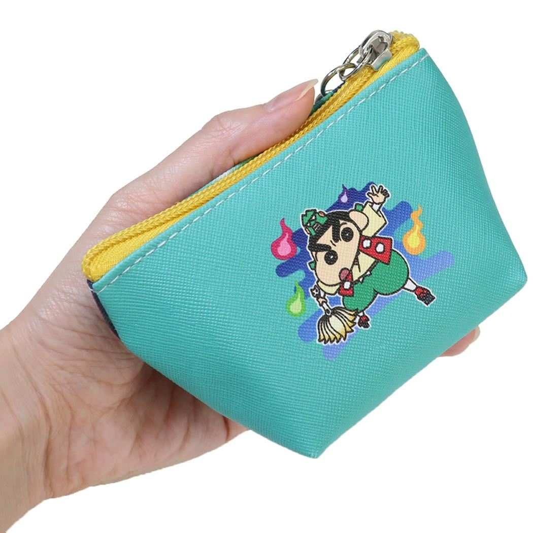 クレヨンしんちゃん 奇々怪々！オラの妖怪バケーション ミニポーチ 三角ミニポーチ アップ