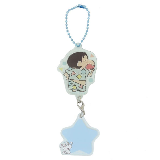 クレヨンしんちゃん キーホルダー アクリルネームキーホルダー パジャマ ティーズファクトリー 推し活 アニメキャラクター グッズ メール便可 シネマコレクション