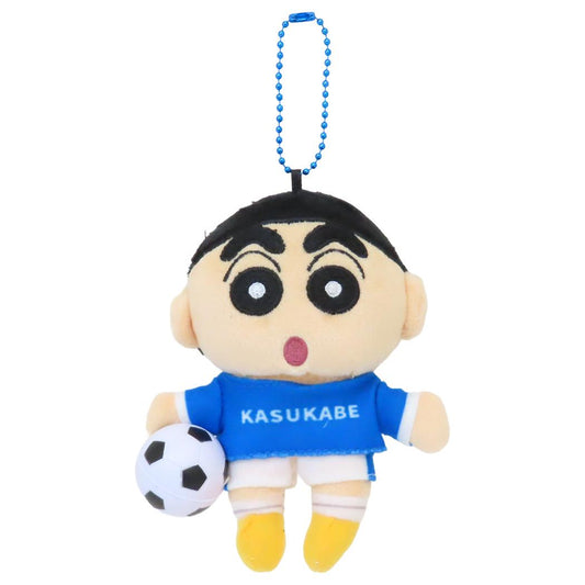 クレヨンしんちゃん マスコット ボールチェーン付き部活マスコット サッカー部 ティーズファクトリー プレゼント アニメキャラクター グッズ シネマコレクション