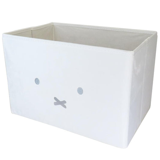 ミッフィー 収納ボックス ぬいぐるみストレージBOX Lサイズ ホワイト ディックブルーナ ティーズファクトリー おもちゃ箱 収納ケース 絵本キャラクター グッズ シネマコレクション