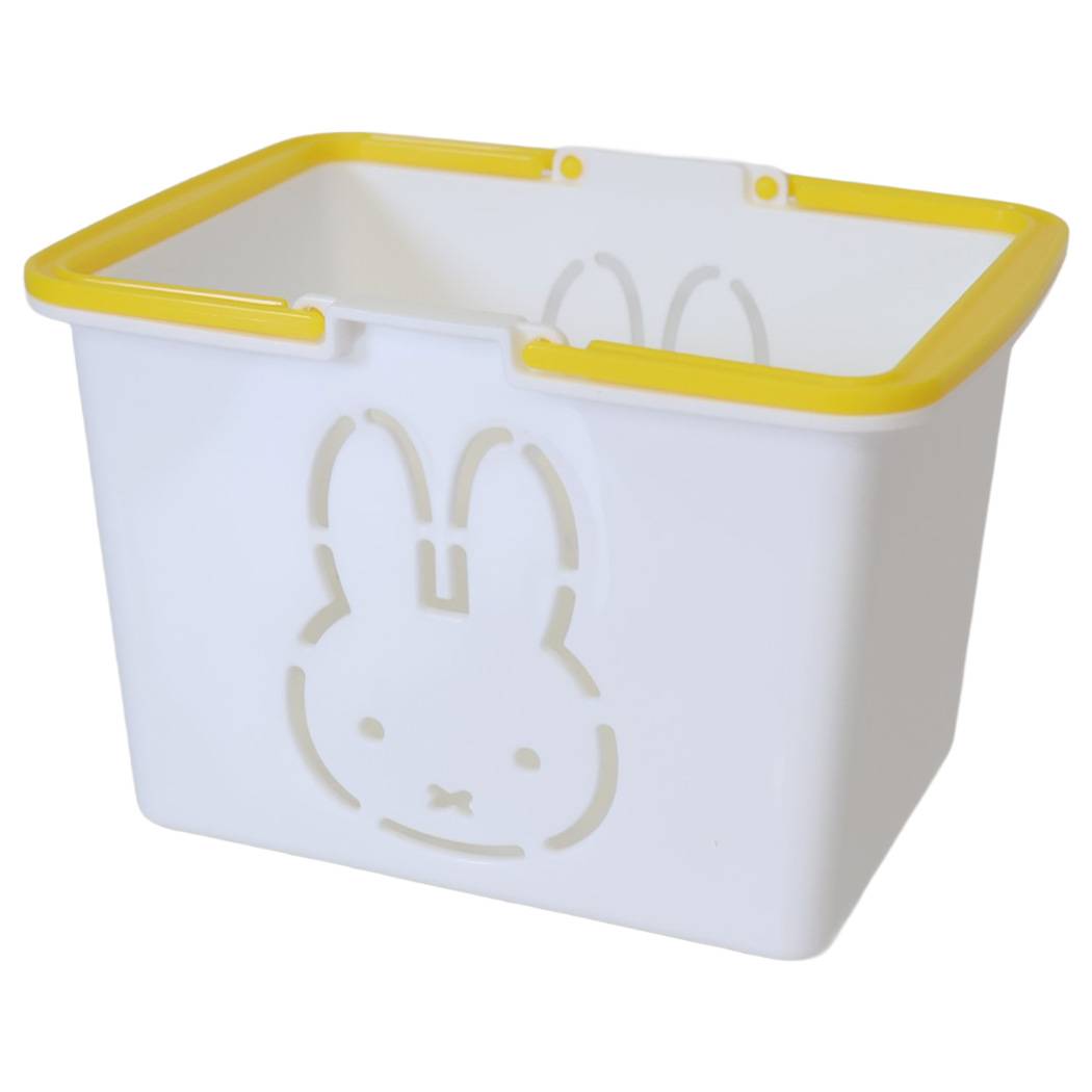 miffy カゴ ミニ カラーバスケット ブルーナイエロー ディックブルーナ