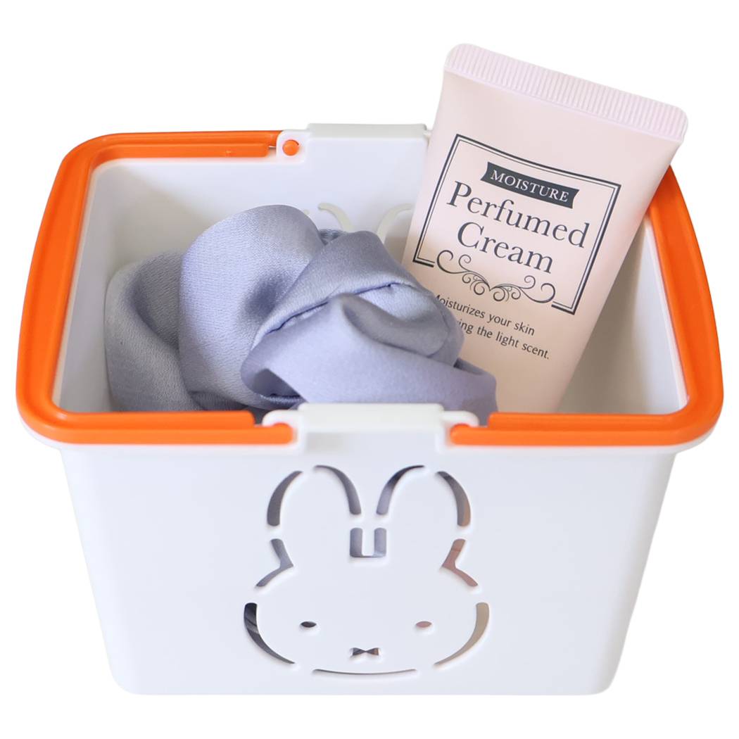 miffy カゴ ミニ カラーバスケット ブルーナレッド ディックブルーナ