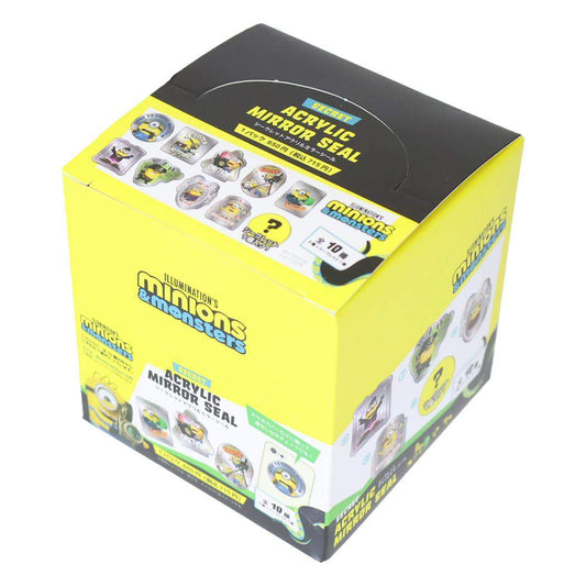 ミニオンズ＆モンスターズ 鏡 シークレットアクリルミラーシール 全10種 10個入セット BOX