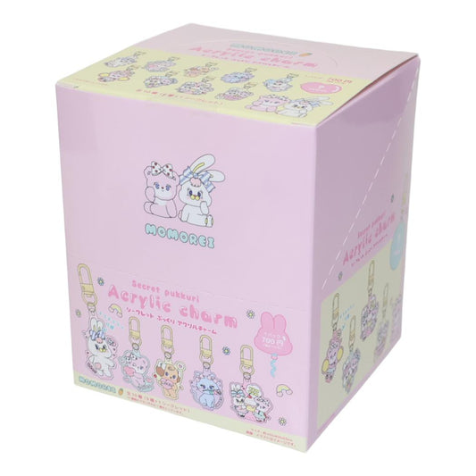 MOMOREI キーホルダー シークレットぷっくりアクリルチャーム 全10種 10個入セット ティーズファクトリー コレクション雑貨 まとめ買い キャラクター グッズ シネマコレクション