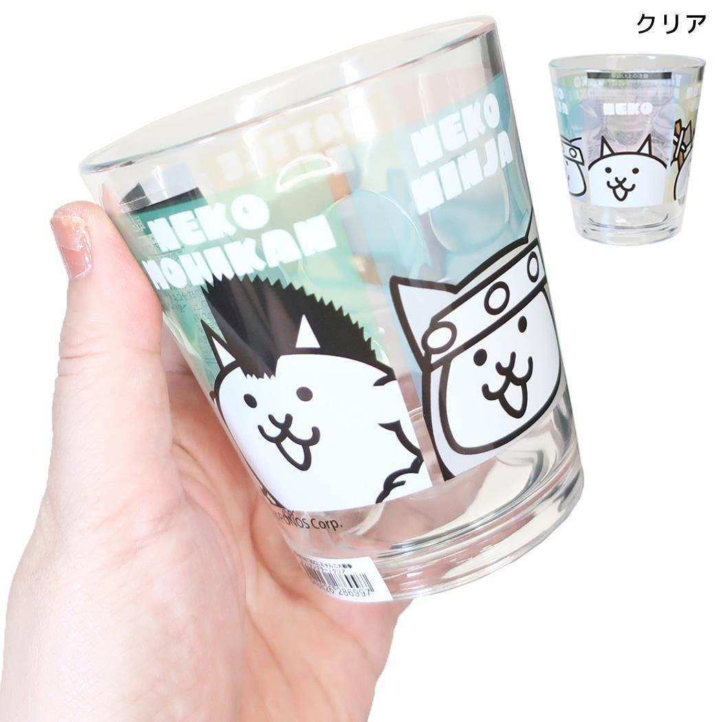にゃんこ大戦争 プラカップ ドットタンブラー クリア