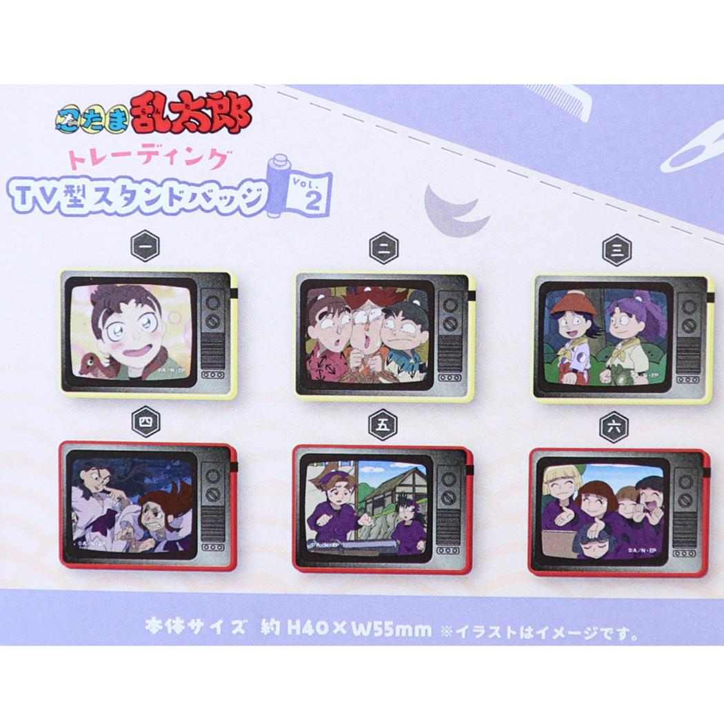 忍たま乱太郎 バッジ トレーディングTV型スタンドバッジ Vol.2 全12種 12個セット BOX NHK