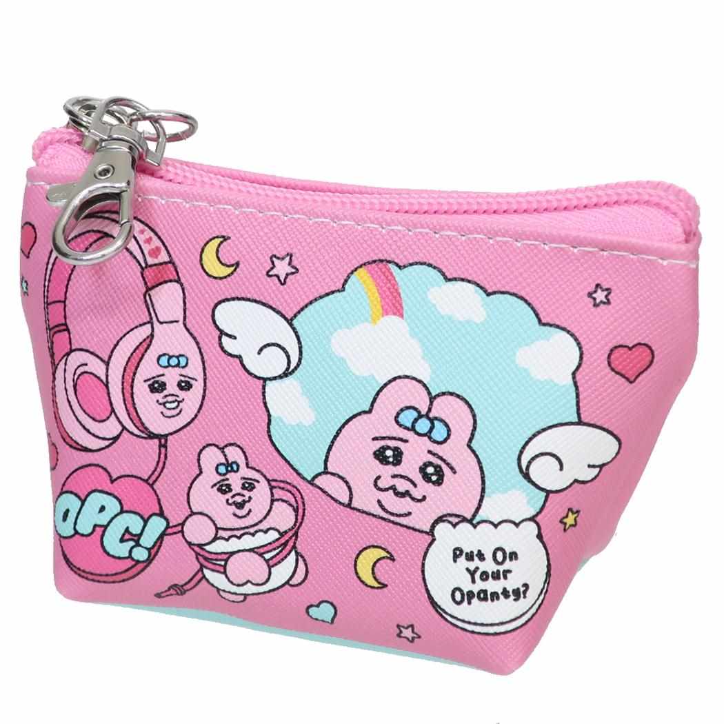 おぱんちゅうさぎ ミニポーチ 三角ミニポーチ ポップス 小物入れ かわいい キャラクター グッズ シネマコレクション