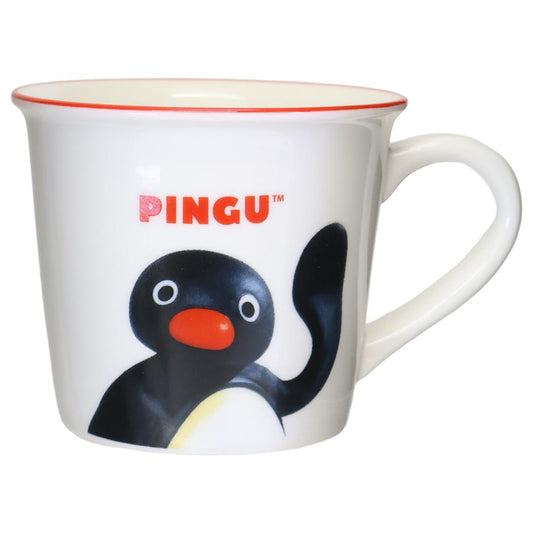 ピングー マグカップ カラーラインメジャーマグ レッド Pingu