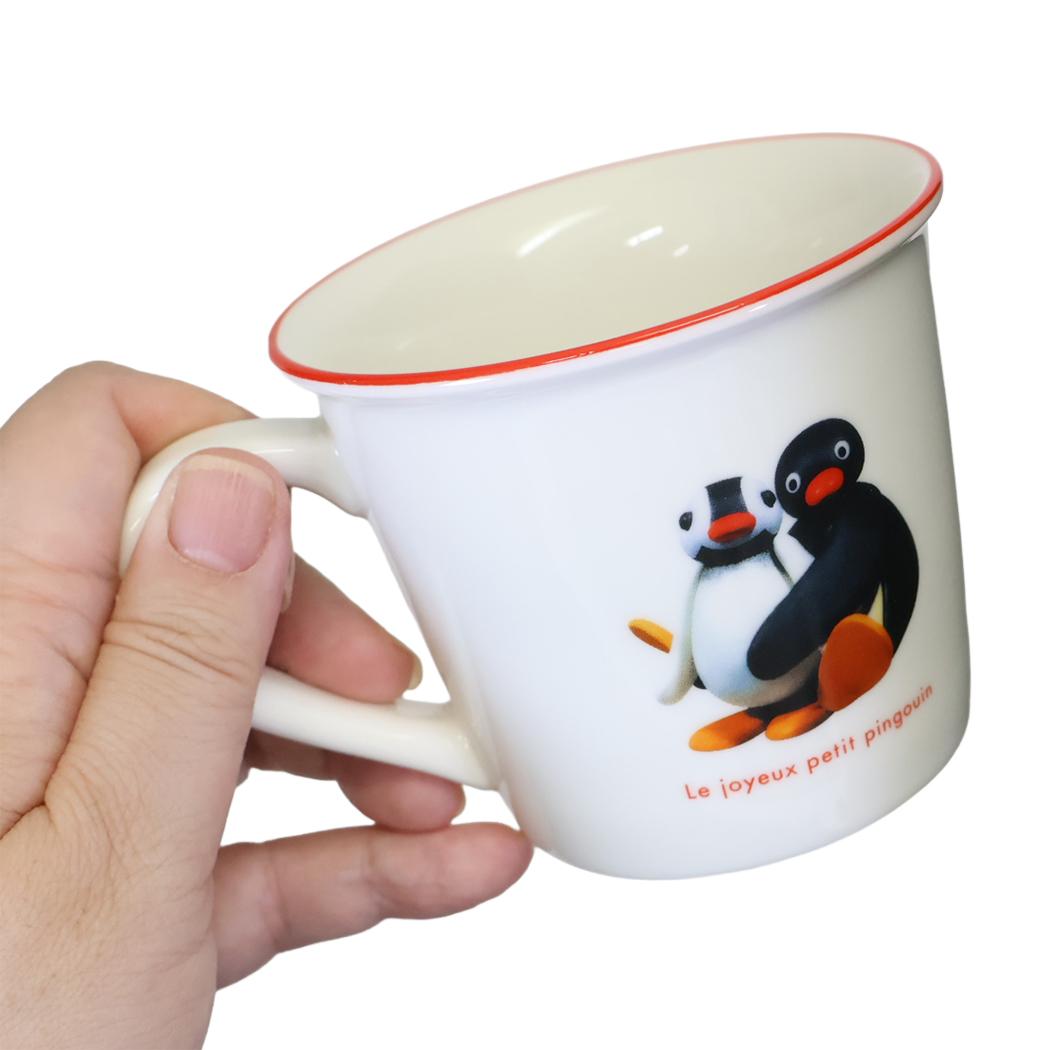ピングー マグカップ カラーラインメジャーマグ レッド Pingu